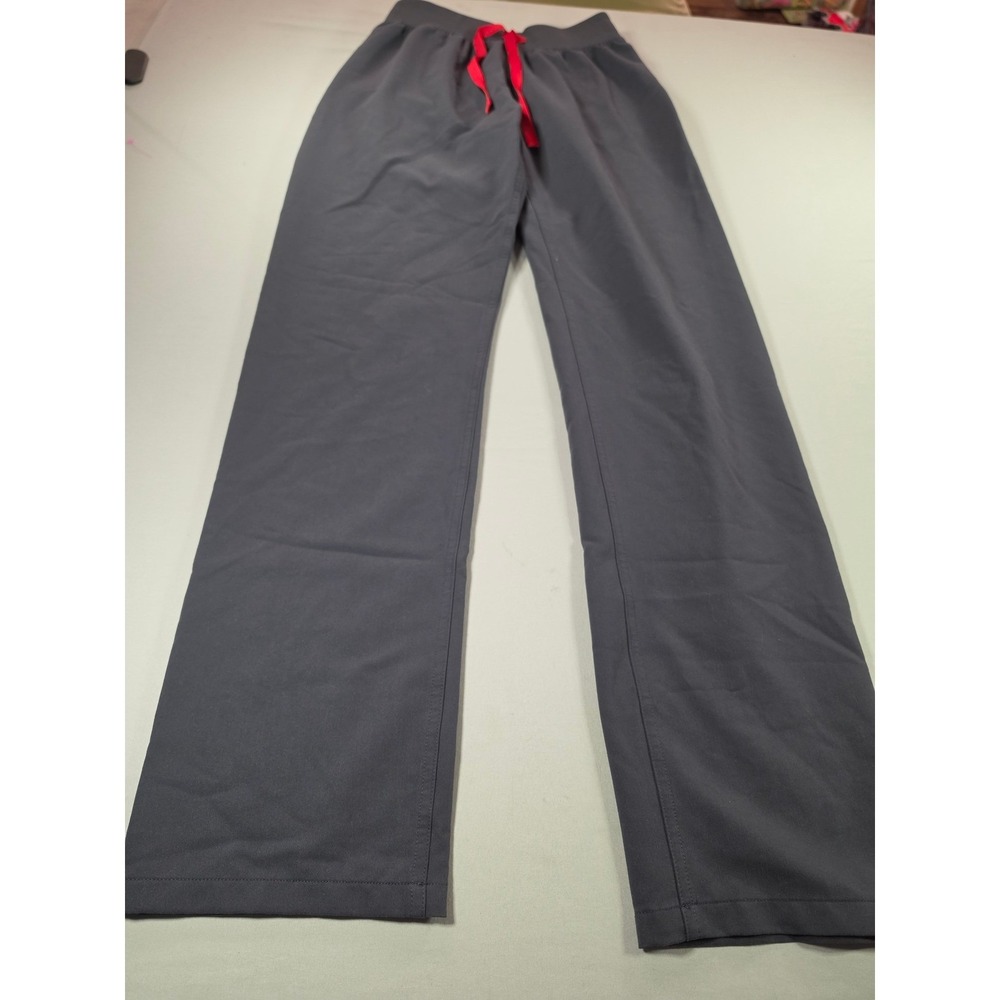 FIGS Livingston Scrub Pants Womens XS Tall Gray Straight Leg Yoga Waist 1000210